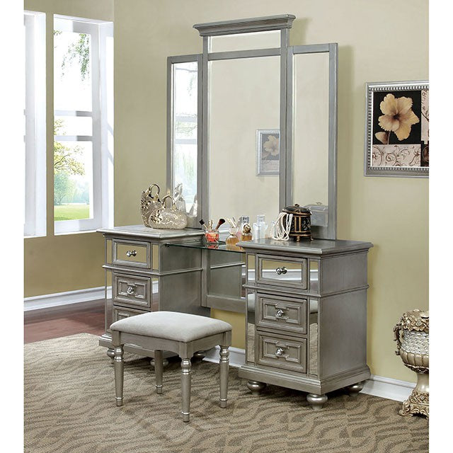 Salamanca Vanity W/ Stool - Marjories Furniture (Las Vegas, NV)