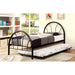 Rainbow Full Bed Black, White, Silver, Black, & Green - Marjories Furniture (Las Vegas, NV)