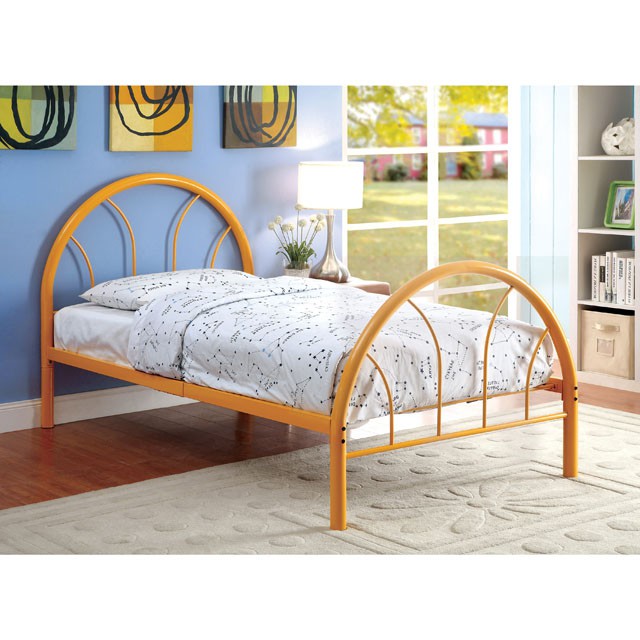Rainbow Full Bed Black, White, Silver, Black, & Green - Marjories Furniture (Las Vegas, NV)