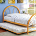 Rainbow Full Bed Black, White, Silver, Black, & Green - Marjories Furniture (Las Vegas, NV)