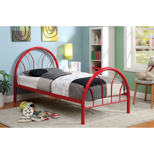 Rainbow Full Bed Black, White, Silver, Black, & Green - Marjories Furniture (Las Vegas, NV)