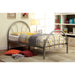 Rainbow Full Bed Black, White, Silver, Black, & Green - Marjories Furniture (Las Vegas, NV)