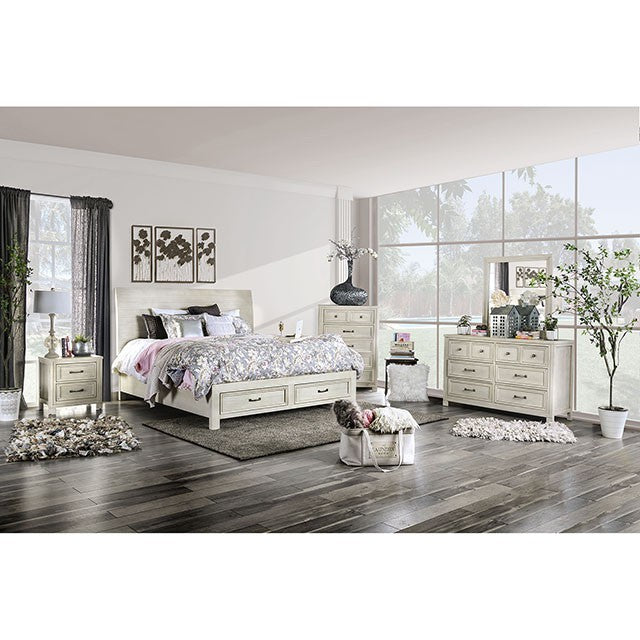 Tywyn Antique White Night Stand - Marjories Furniture (Las Vegas, NV)