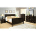 Louis Philippe Full Bed Expresso & White - Marjories Furniture (Las Vegas, NV)