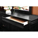 Louis Philippe Cal.King Bed Black & Grey - Marjories Furniture (Las Vegas, NV)