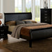Louis Philippe Bed Black, White, & Cherry - Marjories Furniture (Las Vegas, NV)