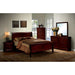 Louis Philippe Queen Bed Cherry - Marjories Furniture (Las Vegas, NV)