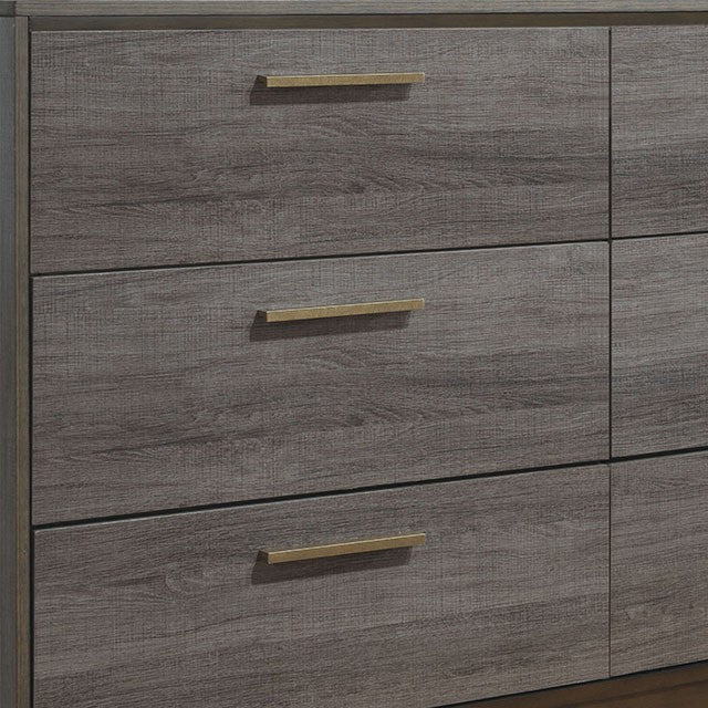 MANVEL Two-Tone Antique Gray Dresser - Marjories Furniture (Las Vegas, NV)