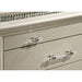 Maddie Bed White & Silver - Marjories Furniture (Las Vegas, NV)