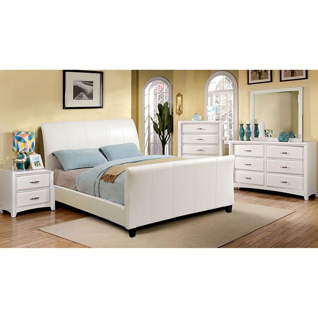 Maynard Bed White - Marjories Furniture (Las Vegas, NV)