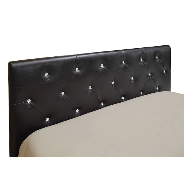 Velen Bed Black & White - Marjories Furniture (Las Vegas, NV)