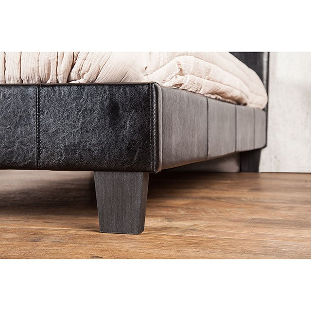 Velen Bed Black & White - Marjories Furniture (Las Vegas, NV)