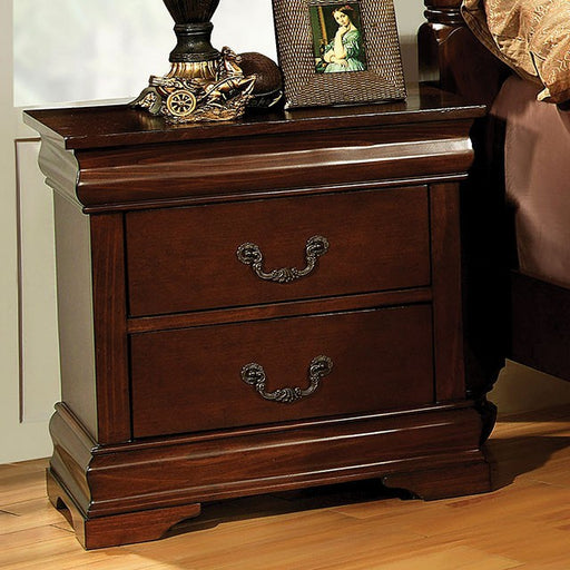 Velda Night Stand Chrome - Marjories Furniture (Las Vegas, NV)