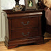 Velda Night Stand Chrome - Marjories Furniture (Las Vegas, NV)