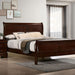 Louis Philippe Bed Black, White, & Cherry - Marjories Furniture (Las Vegas, NV)