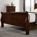 Louis Philippe Bed Black, White, & Cherry - Marjories Furniture (Las Vegas, NV)