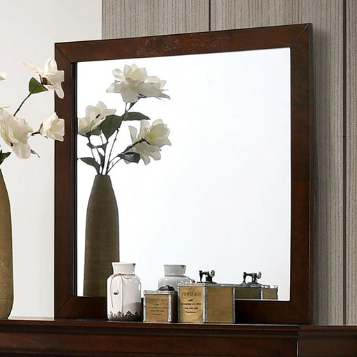 Louis Philippe Mirror Cherry - Marjories Furniture (Las Vegas, NV)