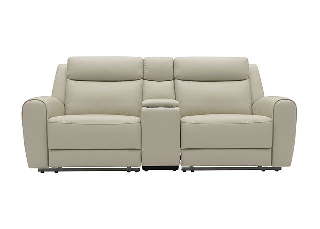 Jacobus Manual Recliner Loveseat w/ Console - Marjories Furniture (Las Vegas, NV)