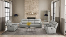 Jacobus Manual Recliner Loveseat w/ Console - Marjories Furniture (Las Vegas, NV)