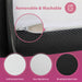 Hollyhock 3" Full Tri-Fold Memory Foam Topper - Marjories Furniture (Las Vegas, NV)