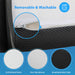 Hollyhock 3" Twin Tri-Fold Memory Foam Topper - Marjories Furniture (Las Vegas, NV)