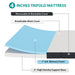 Hollyhock 4" Queen Tri-Fold Memory Foam Topper - Marjories Furniture (Las Vegas, NV)