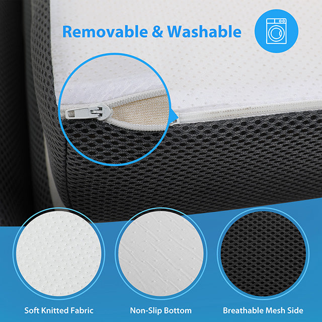 Hollyhock 4" Twin Tri-Fold Memory Foam Topper - Marjories Furniture (Las Vegas, NV)
