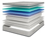Salvia 12" Queen Hybrid Pocket Coil Mattress - Marjories Furniture (Las Vegas, NV)
