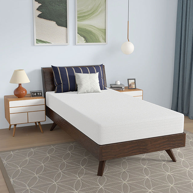 Nasturtium 8" Twin Bamboo Charcoal Infused Memory Foam - Marjories Furniture (Las Vegas, NV)