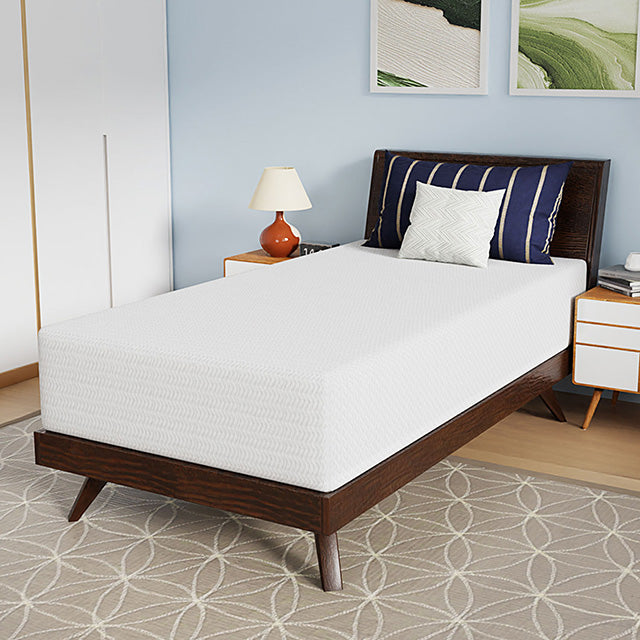 Nasturtium 12" Twin Bamboo Charcoal Infused Memory Foam - Marjories Furniture (Las Vegas, NV)