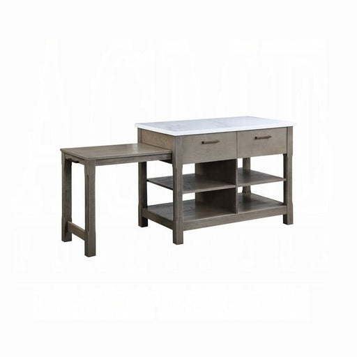 Feivel Kitchen Island With Pull Out Table - Marjories Furniture (Las Vegas, NV)
