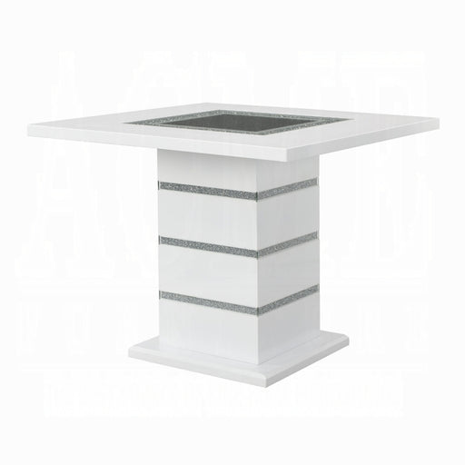 Elizaveta Counter Height Table With Pedestal Base - Marjories Furniture (Las Vegas, NV)