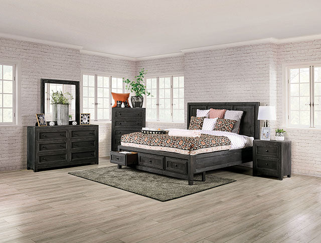 Oakridge Bed Brown & Grey - Marjories Furniture (Las Vegas, NV)