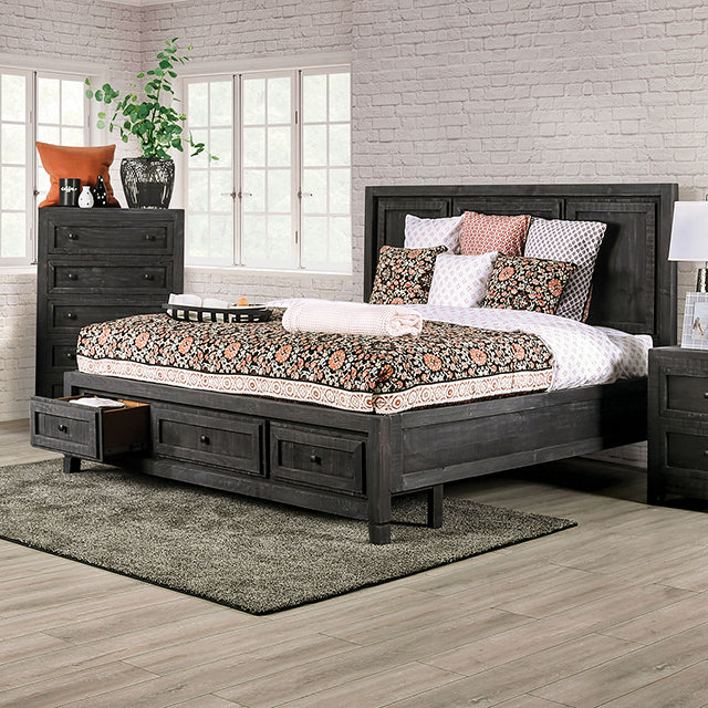 Oakridge Bed Brown & Grey - Marjories Furniture (Las Vegas, NV)