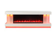 Peseux 71" TV Stand w/ Electric Fire Place - Marjories Furniture (Las Vegas, NV)