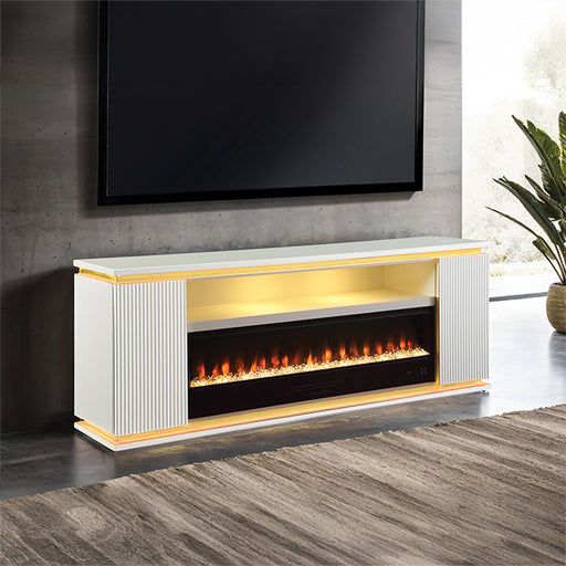 Medea 71" TV Stand w/ Electric Fire Place - Marjories Furniture (Las Vegas, NV)