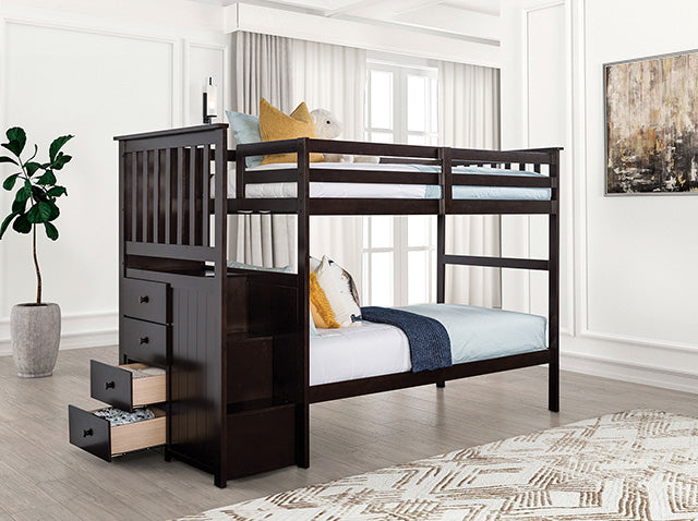 Ontario Twin/Twin Bunk Bed - Marjories Furniture (Las Vegas, NV)