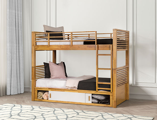 Richland Twin/Twin Bunk Bed - Marjories Furniture (Las Vegas, NV)