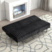 Hinwil Futon Sofa Bed Pink, Beige Grey, & Black - Marjories Furniture (Las Vegas, NV)