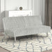 Hinwil Futon Sofa Bed Pink, Beige Grey, & Black - Marjories Furniture (Las Vegas, NV)