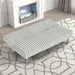 Hinwil Futon Sofa Bed Pink, Beige Grey, & Black - Marjories Furniture (Las Vegas, NV)