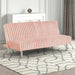 Hinwil Futon Sofa Bed Pink, Beige Grey, & Black - Marjories Furniture (Las Vegas, NV)
