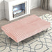 Hinwil Futon Sofa Bed Pink, Beige Grey, & Black - Marjories Furniture (Las Vegas, NV)