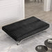 Villeneuve Futon Sofa Bed Black, Pink, & Grey - Marjories Furniture (Las Vegas, NV)