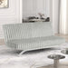 Villeneuve Futon Sofa Bed Black, Pink, & Grey - Marjories Furniture (Las Vegas, NV)