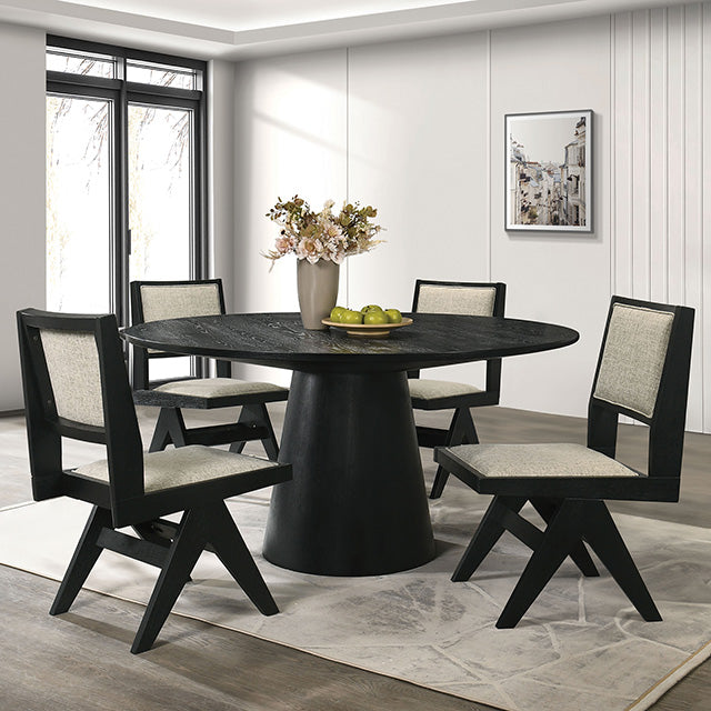Tottenham 59" Round Dining Table - Marjories Furniture (Las Vegas, NV)