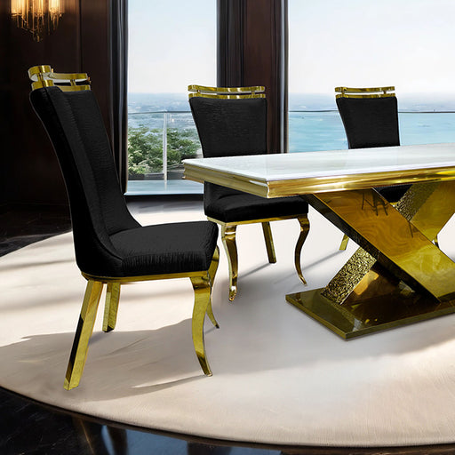 Palazzo 7 Pc Dining Table Set - Marjories Furniture (Las Vegas, NV)