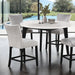 Sabro 5 Pc Counter Ht Table Set Black - Marjories Furniture (Las Vegas, NV)