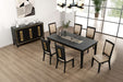 Kenyada 7 Pc Dining Table Set - Marjories Furniture (Las Vegas, NV)