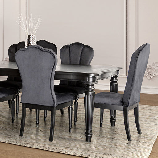 Melodi Parc 7 Pc Dining Table Set - Marjories Furniture (Las Vegas, NV)
